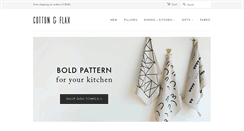Desktop Screenshot of cottonandflax.com